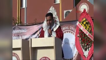 Reyhanlı'da üniversitelilerin mezuniyet töreni
