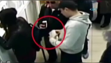 Hırsızdaki rahatlık şaşırttı