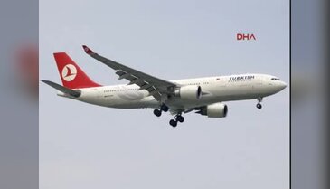 THY Uçağına kuş çarptı