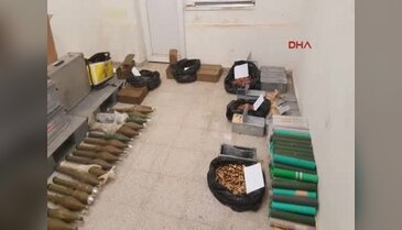 Beytüşşebap kırsalında PKK'ya ait silah ve mühimmat ele geçirildi