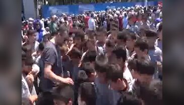 Gebze'de su izdihamı