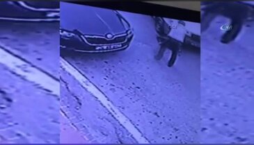 Kamyonet yaşlı adamı böyle sürükledi