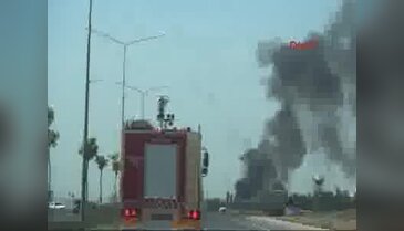 Çorlu'da TIR yangını