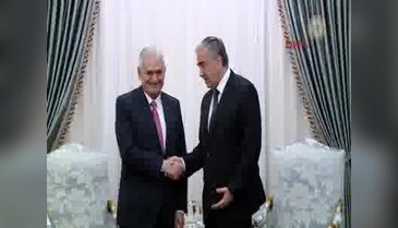 KKTC Cumhurbaşkanı Akıncı Başbakan Yıldırım'ı kabul etti