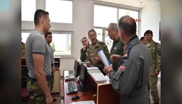 Orgeneral Hulusi Akar, Anadolu Kartalı Tatbikatı'nı yerinde inceledi