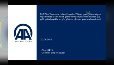 Bursa'da 'gelin başlıkları' yeniden hayat buldu