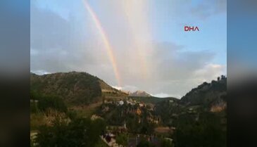 Tunceli'de gökkuşağı şöleni