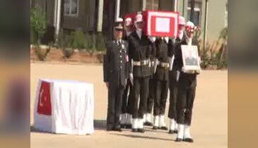 Nusaybin'de Şehit olan Astsubay uğurlandı