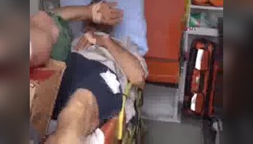 Tırpanla ayağını kesti