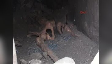 Bingöl'de yol çalışmalarında eski mezarlar bulundu