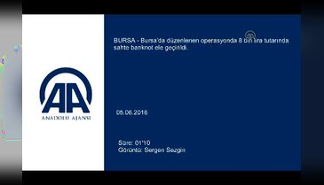 Bursa'da piyasaya sahte para süren çift yakalandı!