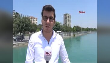 Sulama kanalında tehlikeli serinlik