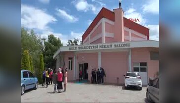 Bolu'da '06.06.2016'da evlenme yoğunluğu