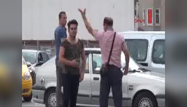 Taksim'deki kavga kamerada