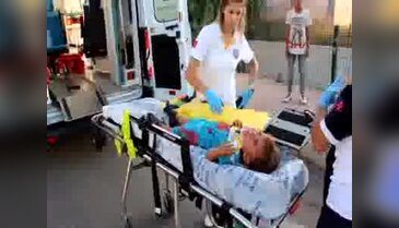 Kanala düşen Suriyeli baba ve oğlunu kurtarma seferberliği