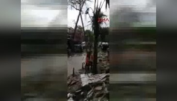 Patlamanın hemen ardından çekilen yeni görüntüler