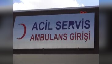4'üncü kattan kafasına keser düşen işçi yaralandı