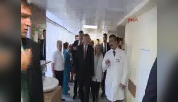 Erdoğan yaralıları ziyaret etii