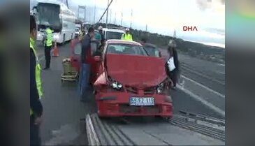 İstanbul'daki kaza trafiğe neden oldu