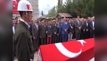 Sehit Jandarma Er Salih Bulut memleketi Sivas'ta son yolculuğuna uğurlandı