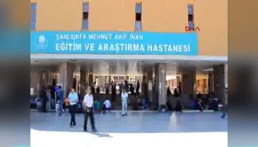 Şanlıurfa'da Hastanede yangın tatbikatı