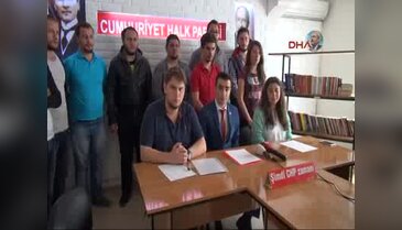 Sivas'ta CHP'li gençlerden teröre tepki