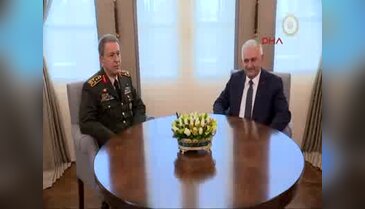 Başbakan Yıldırım Genelkurmay Başkanı Akar'ı kabul etti