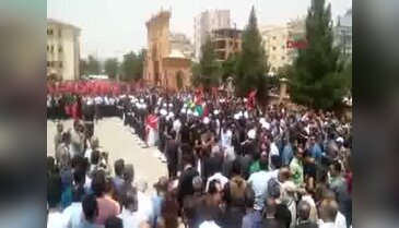 Midyat şehit polisler için tören düzenlendi - 1