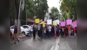 Adıyaman Gölbaşı'nda çocuk istismarı protestosu
