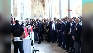Edirne Midyat Şehidi Polis Memuru Nefize Özsoy son yolculuğuna uğurlanıyor - 3