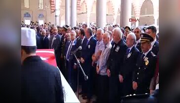 Edirne Midyat Şehidi Polis Memuru Nefize Özsoy son yolculuğuna uğurlanıyor - 4