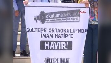 Velilerden ortaokulunun İmam Hatip'e döndürülmesine tepki