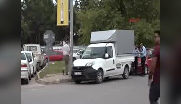 Antalya'da kamyonette farklı plaka