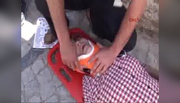 Edirne'de şehit cenaze sonrası arbede çıktı