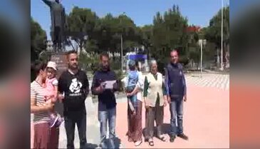Faciadan kurtulan ancak iş bulamayan 3 madenciden eylem - 1