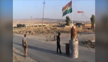 Irak'ta İŞİD'e karşı savaşan kurt peşmergeler cephede