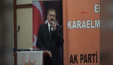 Zonguldak Bakan Eroğlu Şehitlik şerbeti içmeye hazırız