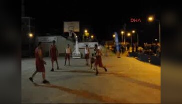 Hakkari'de sokak basketboluna büyük ilgi