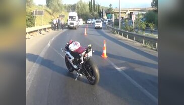 Bursa'da otobanda sürat motoruyla feci son!