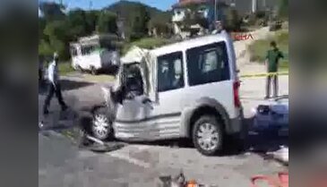 Çorum'da kaza 16 yaralı