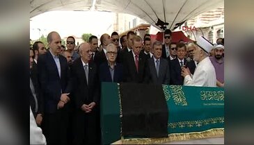 Erdoğan, Gül ve Davutoğlu ile cenazede buluştu - 2
