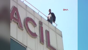 İstediği ilaçları yazdıramayınca hastane terasında intihara kalkıştı