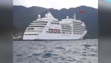 Lüks yolcu gemisi 'Silver Spirit' Marmaris'te