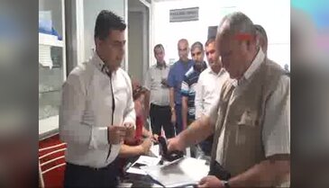 Gaziantep'te kan bağışçıları madalya ile ödüllendirildi