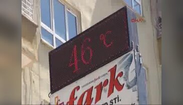 Şanlıurfa'da sıcak hava sokakları boşalttı