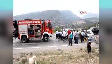 Mersin'de kaza 1'i ağır 2 yaralı
