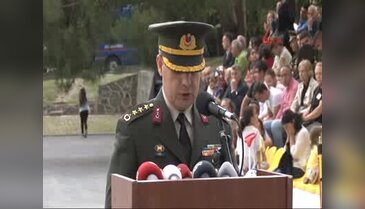 Jandarma kuruluş yıldönümü kutlamasına yağmur engeli