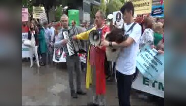 Bakırköy'de Özgürlük Meydanı'nda cerettepe için eylem