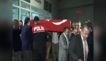 Kazada ölen polisin cenazesi Giresun'a gönderildi