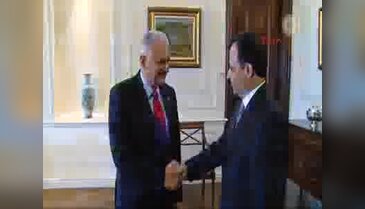 Başbakan Yıldırım, Anayasa Mahkemesi Başkanı Zühtü Arslan'ı kabul etti